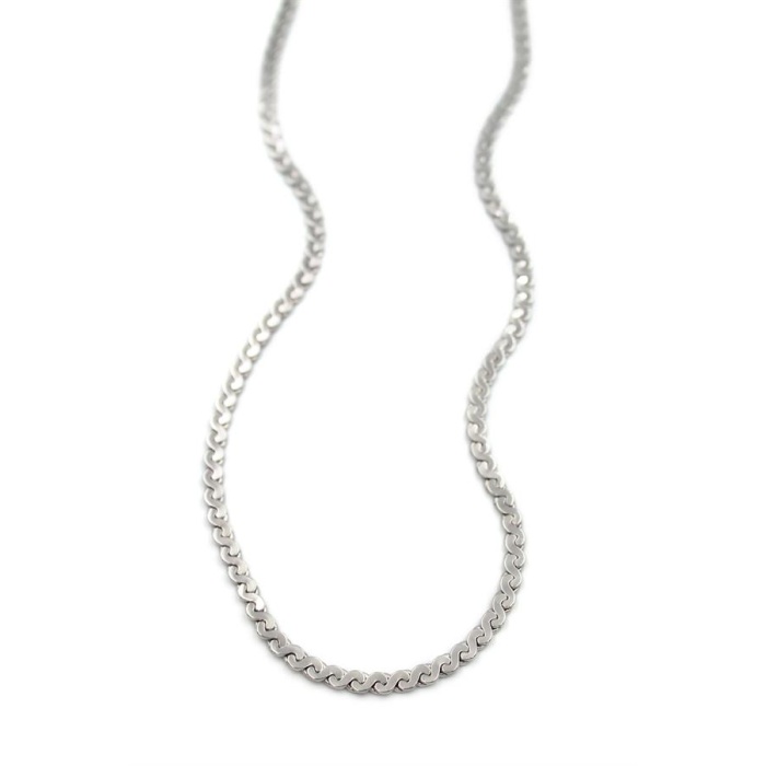 Ezme Zincir Sonsuzluk Kolye - Gümüş