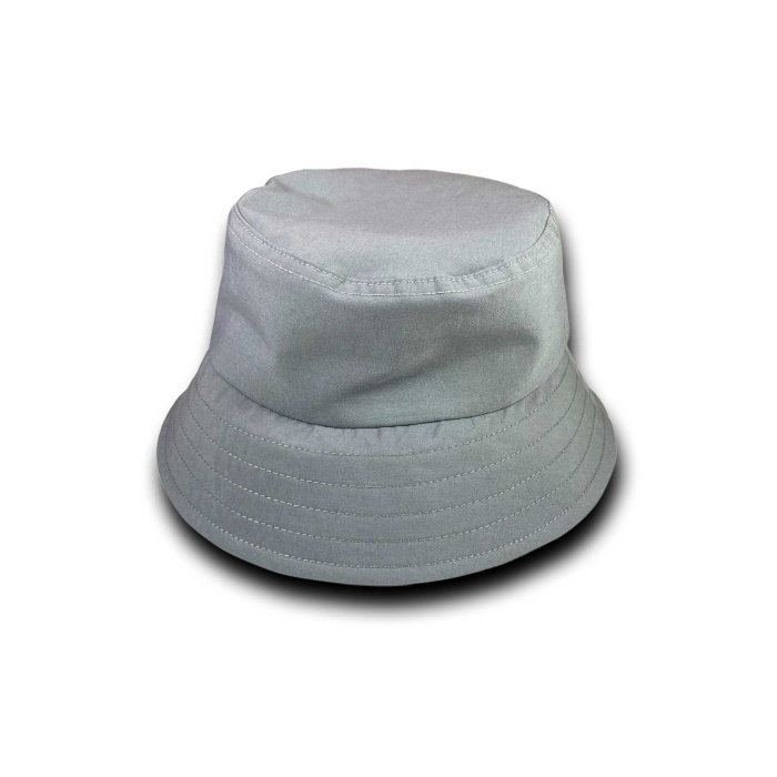 Unisex Kova Şapka Balıkçı Şapka Bucket Hat Gri