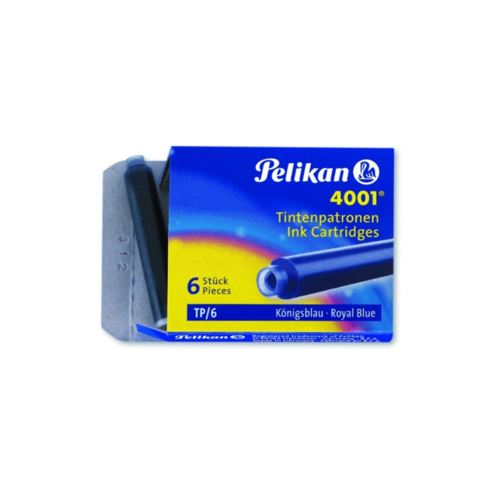 Pelikan Dolmakalem Kartuşu 4001 Küçük Mavi 6lı