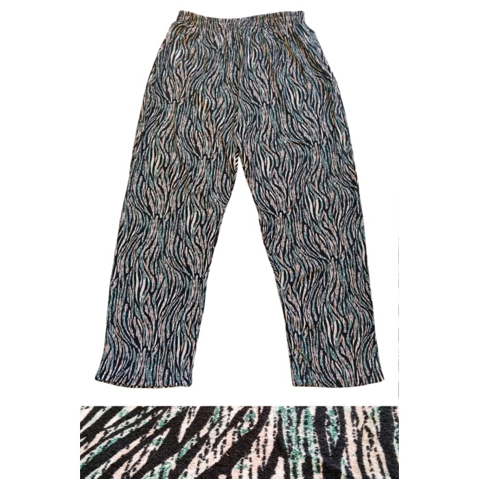 Süet Cepli Pantolon Eşofman Pijama Altı Büyük Beden  Düz Paça Desen 2