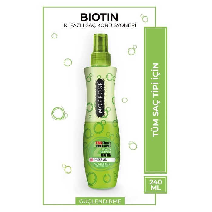 Biotin Çift Fazlı Saç Kondisyoner Fön Suyu 240 ML - mrfs
