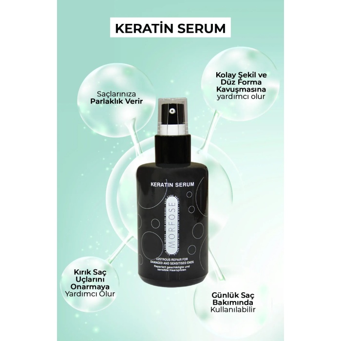 Keratin Saç Serumu 75 ML - Yıpranmış Saçlar için - mrfs