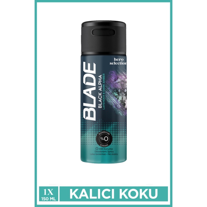 Blade Hero Selection Serisi Black Alpha Erkek Deodorant 150 Ml