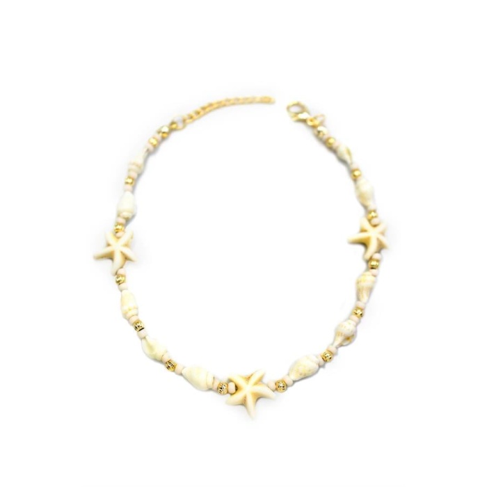 Deniz Kabuğu Halhal - Beyaz