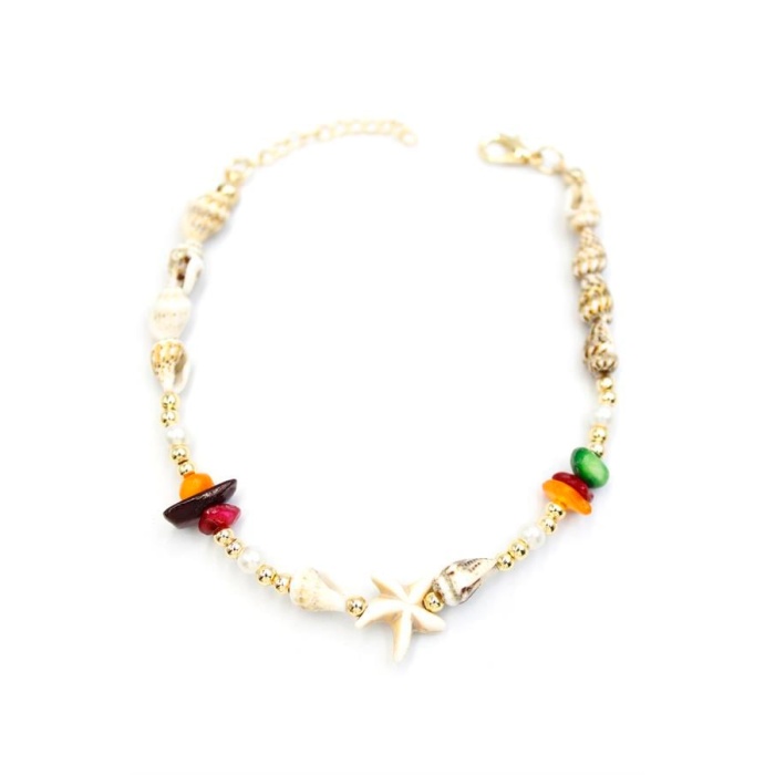 Deniz Kabuğu Halhal - ÇOK RENKLİ