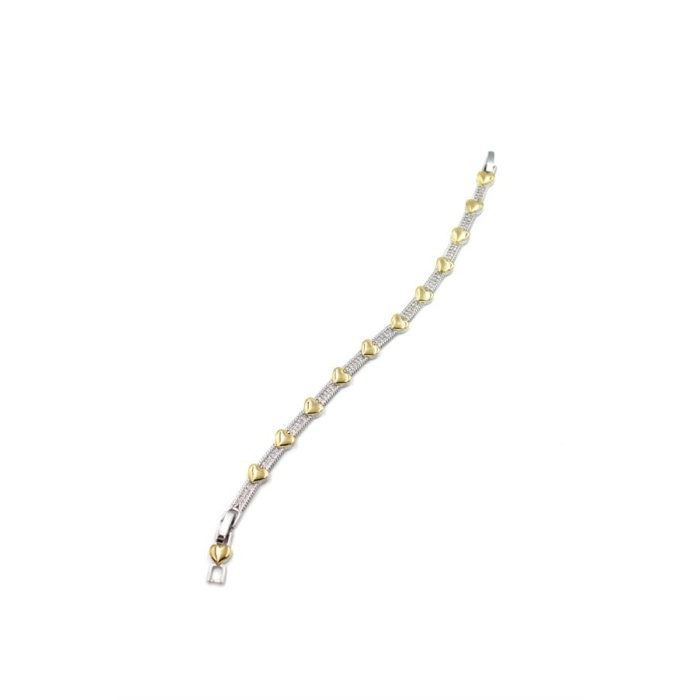 Zirkon Taşlı Bileklik - Gümüş