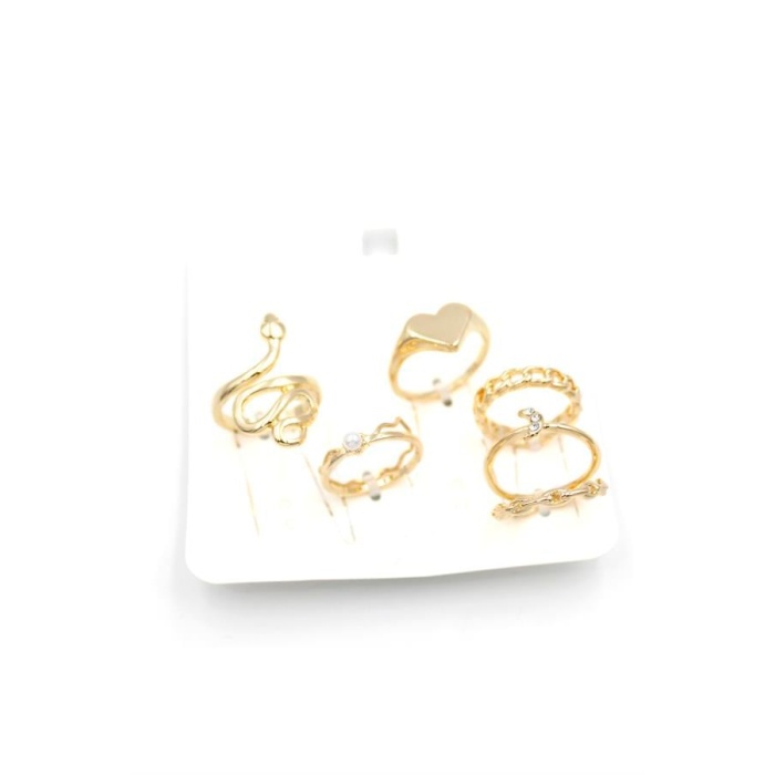 5li Set Yüzük - Altın