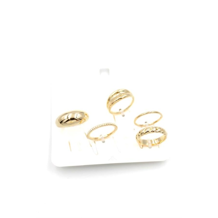 5li Set Yüzük - Altın