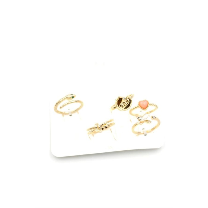 5li Set Yüzük - Altın