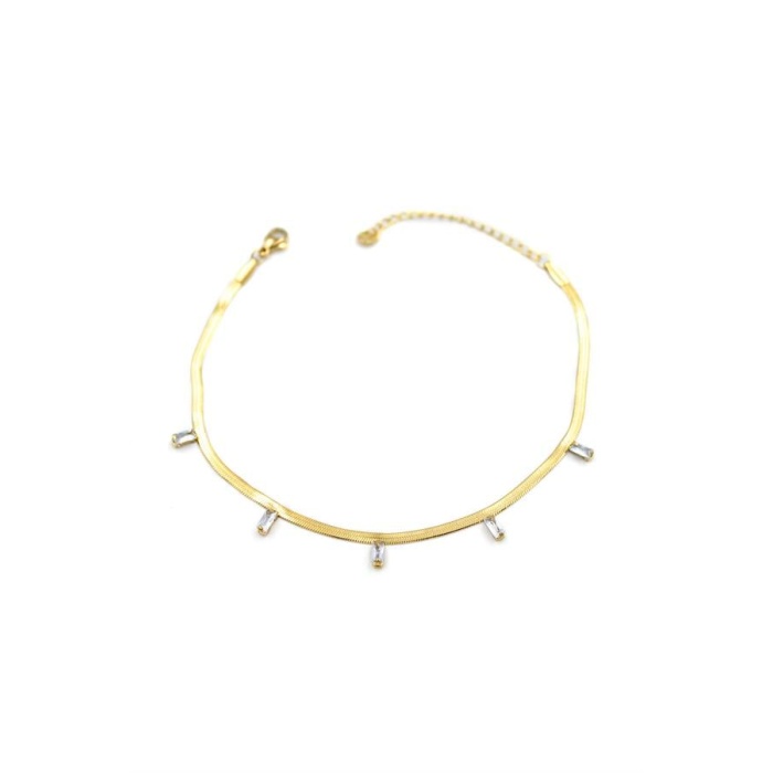 İtalyan Zincir Halhal - Altın