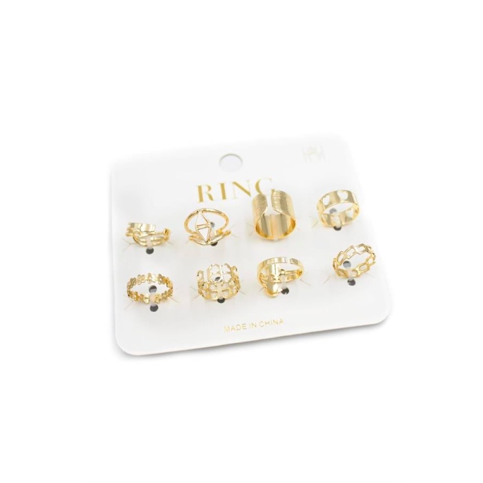 Çoklu Yüzük Seti - Altın