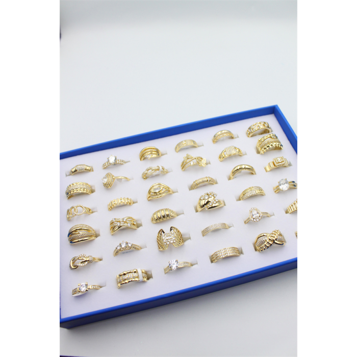 36lı Xuping Yüzük Seti - Altın