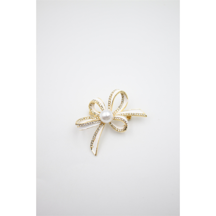 Çiçek Broş - Altın
