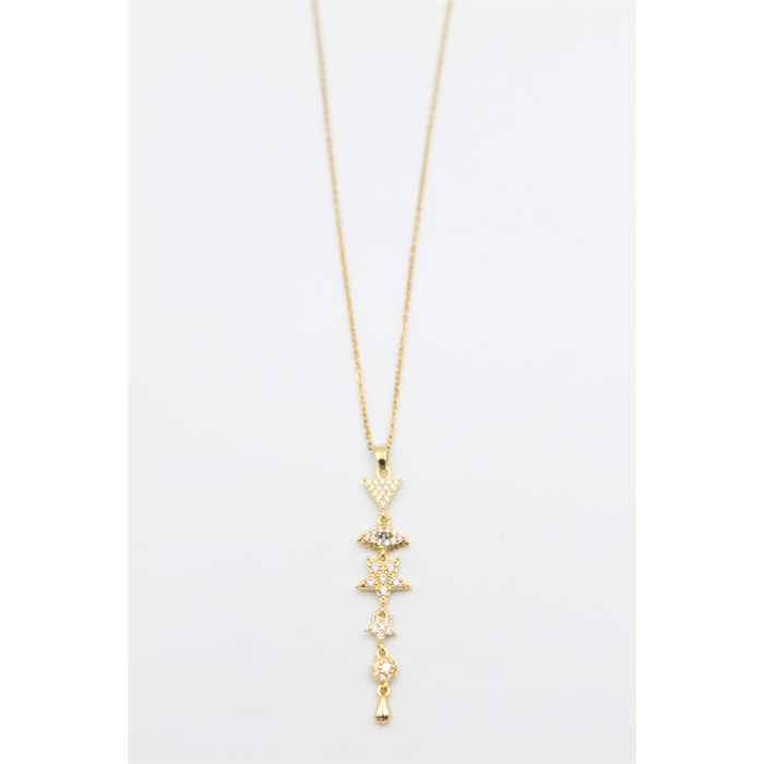 Göz Yıldız Kolye - Altın