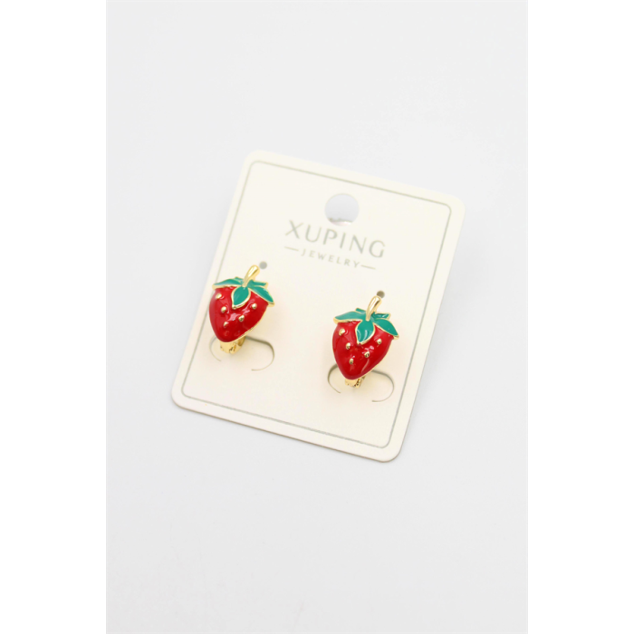 Çilek Küpe - Altın