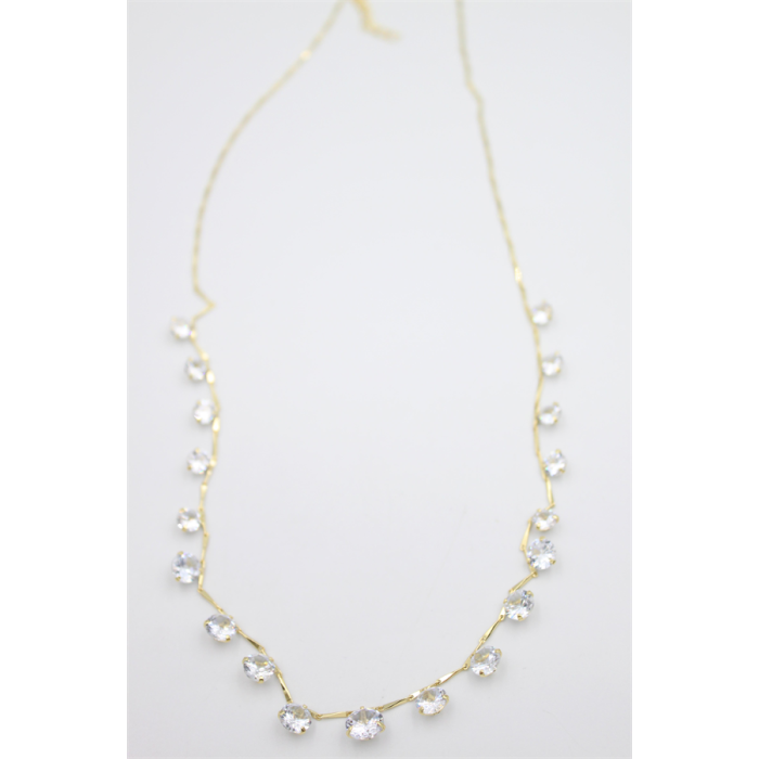 Taş Sallantılı Kolye - Altın