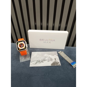 GS Ultra Max Akıllı Saat Turuncu Renk Kordon Hediye