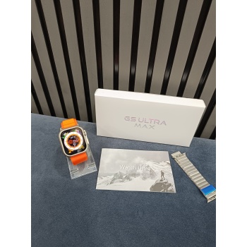 GS Ultra Max Akıllı Saat Turuncu Renk  Kumaş kordon