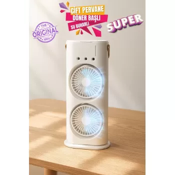 Çift Fanlı Pervane Beyaz Renk