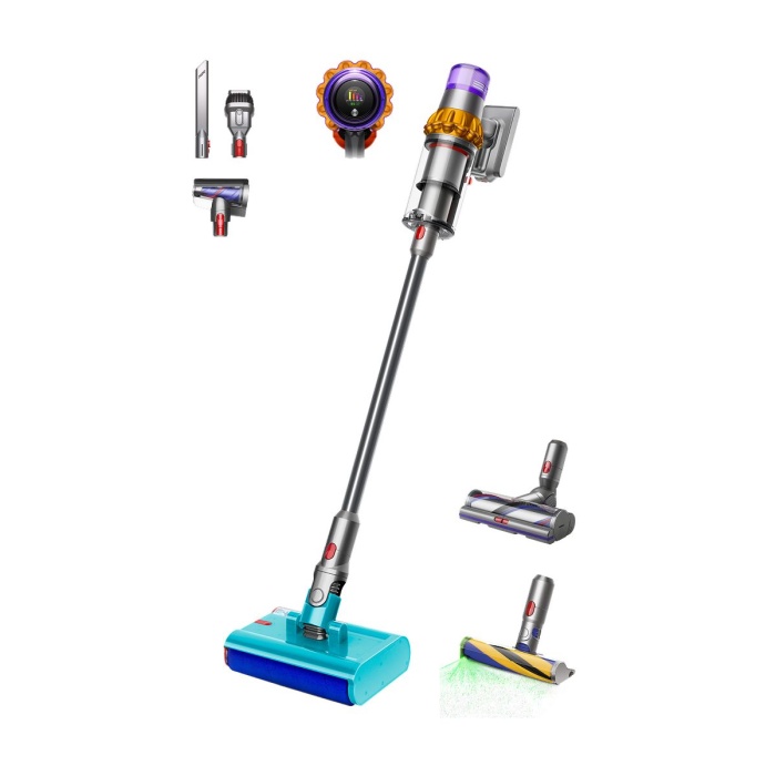 Dyson V15s Detect Yurtdışı Submarine ıslak ve kuru temizleme özellikli kablosuz süpürge