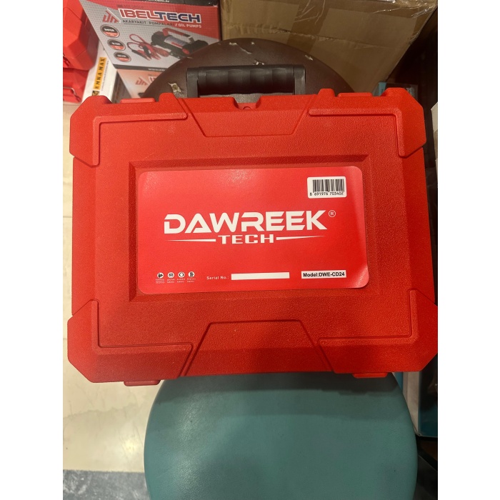 DAWREEK 36W DARBELİ ŞARJLI MATKAP KÖMÜRSÜZ TAŞIMA ÇANTALI YEDEK AKÜLÜ DWE-CD24