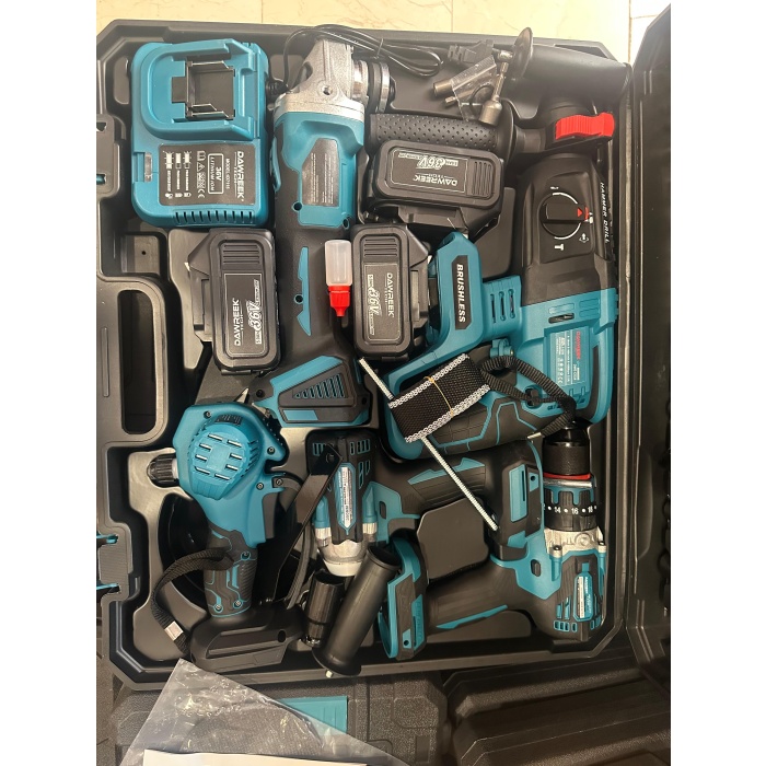 Dawreek  Süper 6 Lı Set Dekupajlı 4 Bataryalı Sandık Çantalı