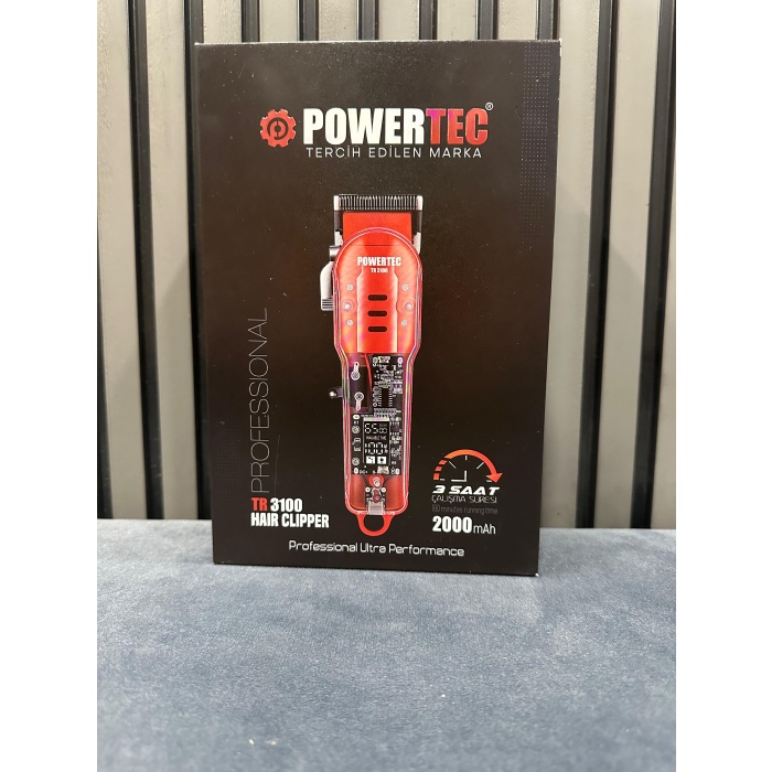 PowertecTR3100 Erkek Tıraş Makinası Camlı Ekran