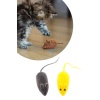 2li Evcil Hayvan Eğitim Sevimli Elastik Kedi Fare Yakalama İnteraktif Sesli Eğitim Oyuncağı (4434)