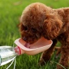 Evcil Hayvan Plastik Yıkanabilir Taşınabilir Su Şişesi Bağlantılı Su Kabı (4434)