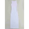 Angelsin Tül Pareo Plaj Elbisesi Beyaz Ms4402-beyaz
