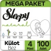 Sleepy Natural Külot Bez Mega Paket 4 Beden 7-14 Kg 100 Adet