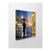 Kanvas Tablo Şemsiyeli Adam (Sanat Sevenlere) Led Işıklı - 70 x 100 cm