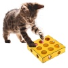 9 Delikli Kediler İçin Eğitici Renkli İlgi Çekici Ahşap Aktivite Oyuncağı (4434)