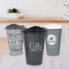 3 Adet Kahve Bardağı Seti Dekoratif Plastik Kahve Muhafaza Bardağı (4434)