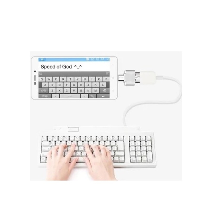 Usb to Type - C ye Dönüştürücü - Klavye Mouse Joystick Telefona Bağlama (4434)
