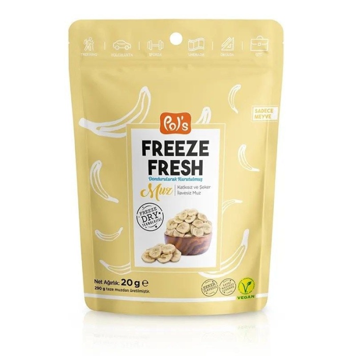 Pols Freeze Fresh Dried Muz