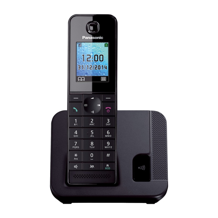 PANASONIC KX-TGH210 DECT TELSİZ TELEFON SİYAH (4434)