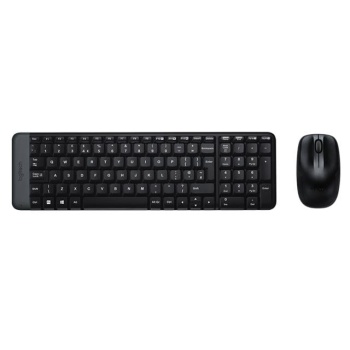 Logitech MK220 Q Tr Siyah Kablosuz Klavye Mouse Set