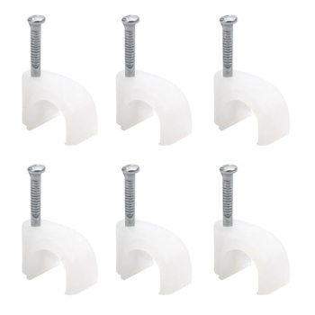 Kroşe 1 Numara Çelik Çivili 4 Mm (Kordon Kabloları İçin) 100lü Poşet Powermaster