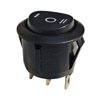 Powermaster PM-31598 Yuvarlak Anahtar Üç Konumlu 1.0.2 Işıksız