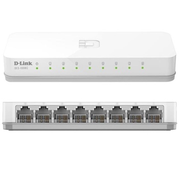 D-Link DES-1008c 10/100 Mbps 8 Port Ethernet Switch