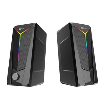 Lenovo Lecoo DS104 Kablolu Usb + 3.5Mm Jack 6W 80dB Rgb Işıklı 1+1 Gaming Speaker - Hoparlör
