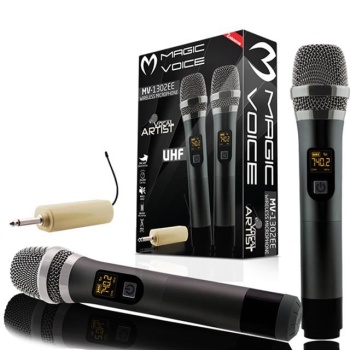 Magicvoice MV-1302EE  2 El Kablosuz Mikrofon