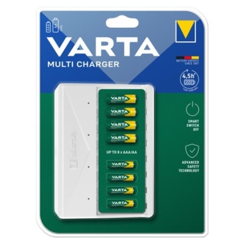 Varta 57659 Usb Multi Charger 8Li Pil Şarj Cihazı (Aa-Aaa-Nımh)