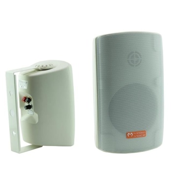 Magicvoice MV-38 11 Cm Trafolu 50 W Beyaz Sütun Hoparlör 2li Takım