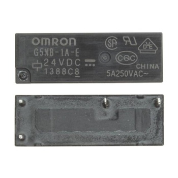 Omron G5NB-1A-E 24VDC Kart Rölesi 24 Volt 4 Pin Bacak Siyah 16X4C16