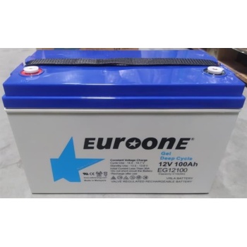 Euroone EG12100 12 Volt 100 Amper Deep Cycle Jel Akü