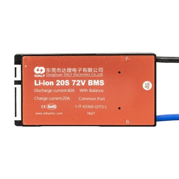 Daly Bms 20S 72V Deşarj 40A -Şarj 20A Balanslı Pil Koruma Modülü