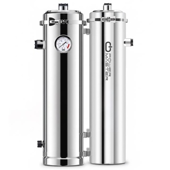 PowerMaster PM-28654 Ana Hat Su Arıtma Sistemi 10.000 L/Saat Paslanmaz Çelik Gövdeli Yıkanabilir UF-PVDF Filtreli