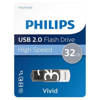 Philips Vivid Serisi 32GB USB 3.0 Super Speed Flash Bellek (FM32FD00B/00)